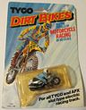 Tyco Street Bike #7004, silver motorcycle with light blue driver