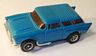 AFX '57 Chevy Nomad, blue with white pipes