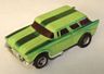 AFX '57 Chevy Nomad, lime with green stripes.