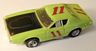 AFX Dodge Charger stocker, lime green with red number eleven
